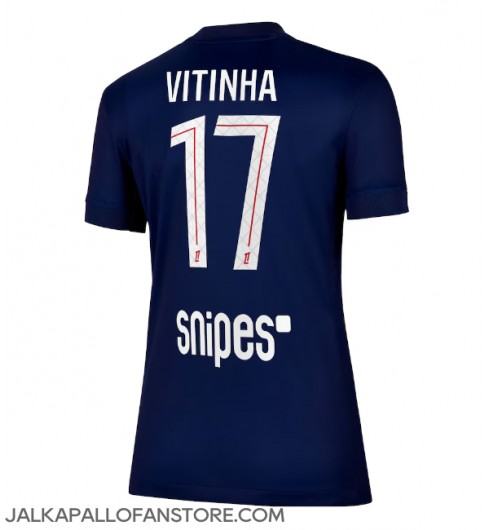 Paris Saint-Germain Vitinha #17 Kotipaita Naisten 2025-26 Lyhythihainen Paris Saint-Germain Vitinha #17 Kotipaita Naisten 2025-26 Lyhythihainen